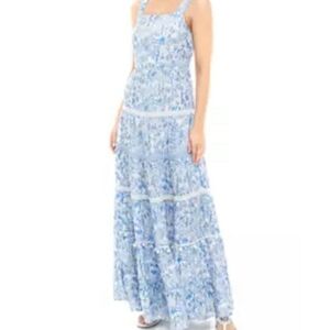 Belk Crown & Ivy tiered maxi dress size L